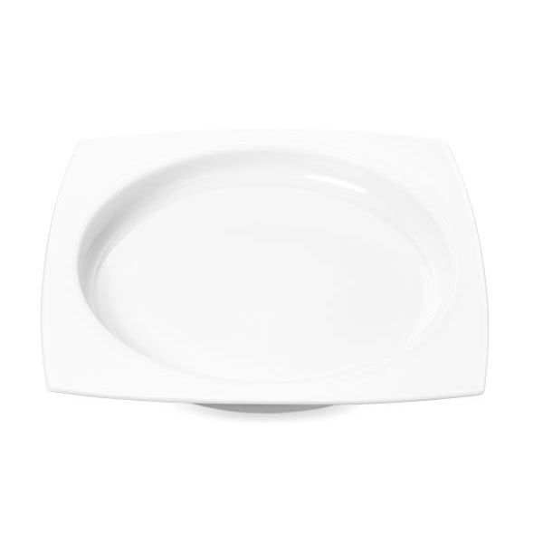 Teller mit hohem Rand 